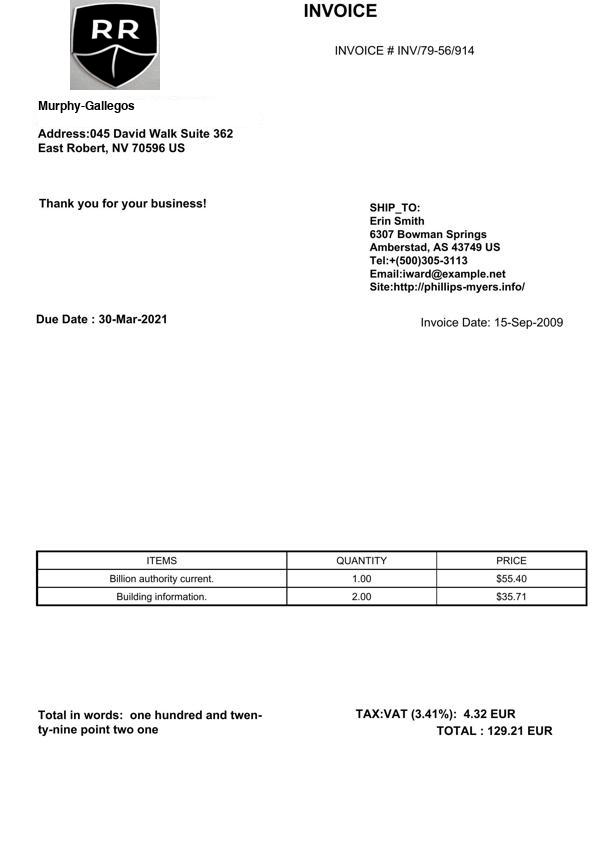 FATURA test invoice from layout 21 (Template21_Instance191.jpg)
