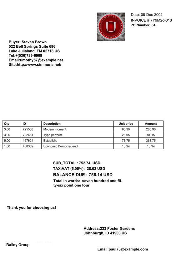 FATURA test invoice from layout 5 (Template5_Instance181.jpg)